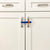 Home Security and Temporary Baby proofing: Kitchen cabinet locks for baby proofing with Medium-size Blue Packbands SinglePack