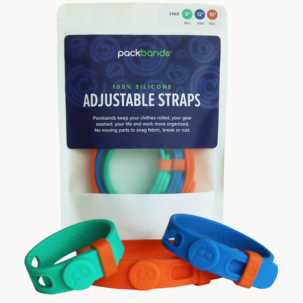 The Packbands 3-Pack handles garage organization, is a cord keeper for small appliances and provides extension cord and power tool cord management.